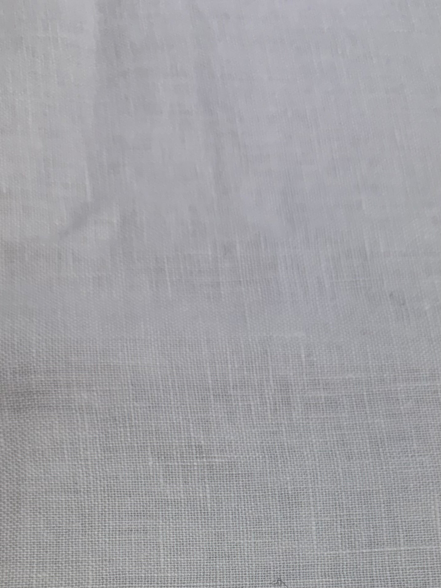 Cream fabric swatch: "Cream deadstock linen fabric swatch — Cambrian top colourway, Lohi Linen Central Otago"
