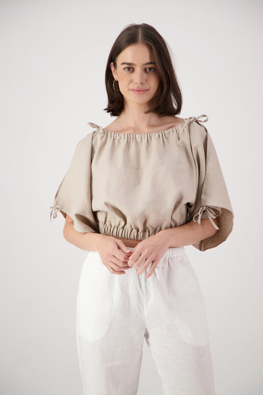 Naseby Linen Top