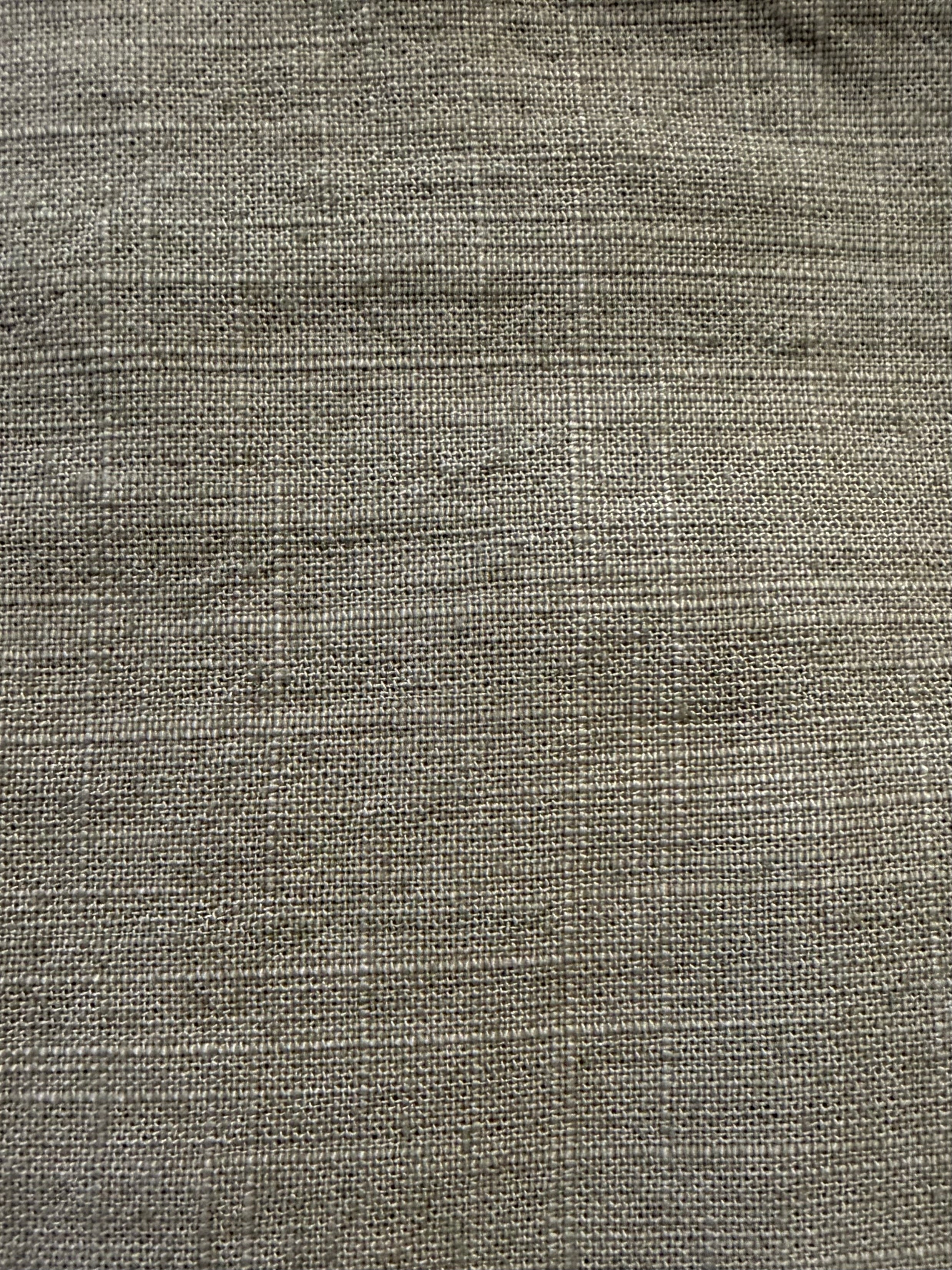 Oat fabric swatch: "Oat deadstock linen fabric swatch — Mt Buster pants colourway, Lohi Linen Central Otago"