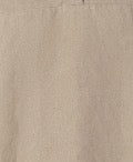 Brown fabric swatch: "Brown deadstock linen fabric swatch — Hawkdun top colourway, Lohi Linen Central Otago"